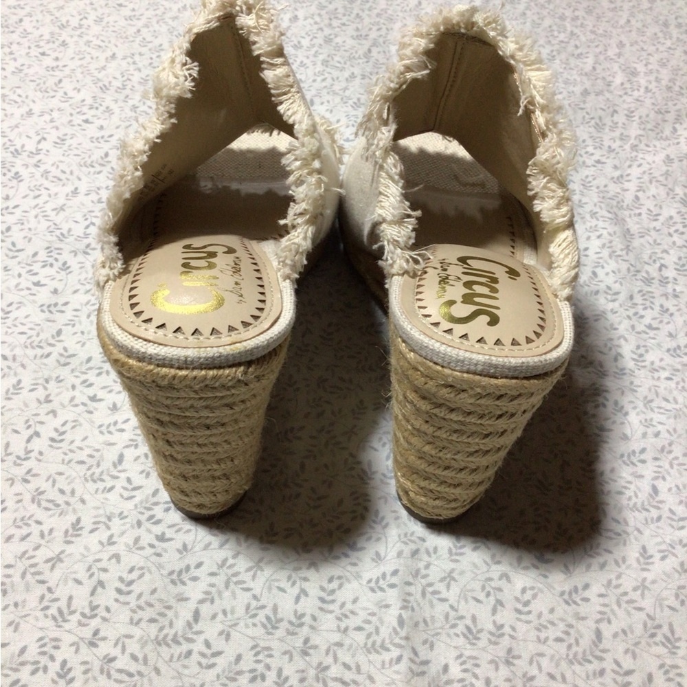 Sam Edelman Circus Baker Wedges in Cream size 6.5 - Picture 5 of 7